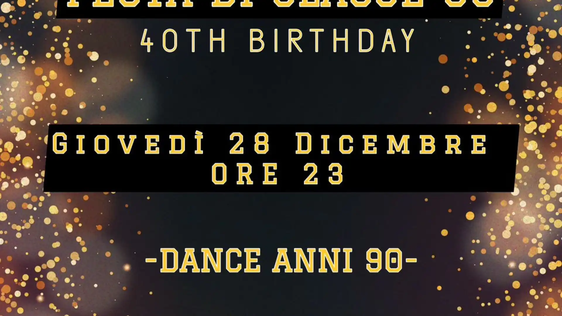 Isernia: una notte tutta da vivere al Bunker Club. Il 28 dicembre la festa di classe 83. Pura dance anni 90 per tutti gli appassionati.